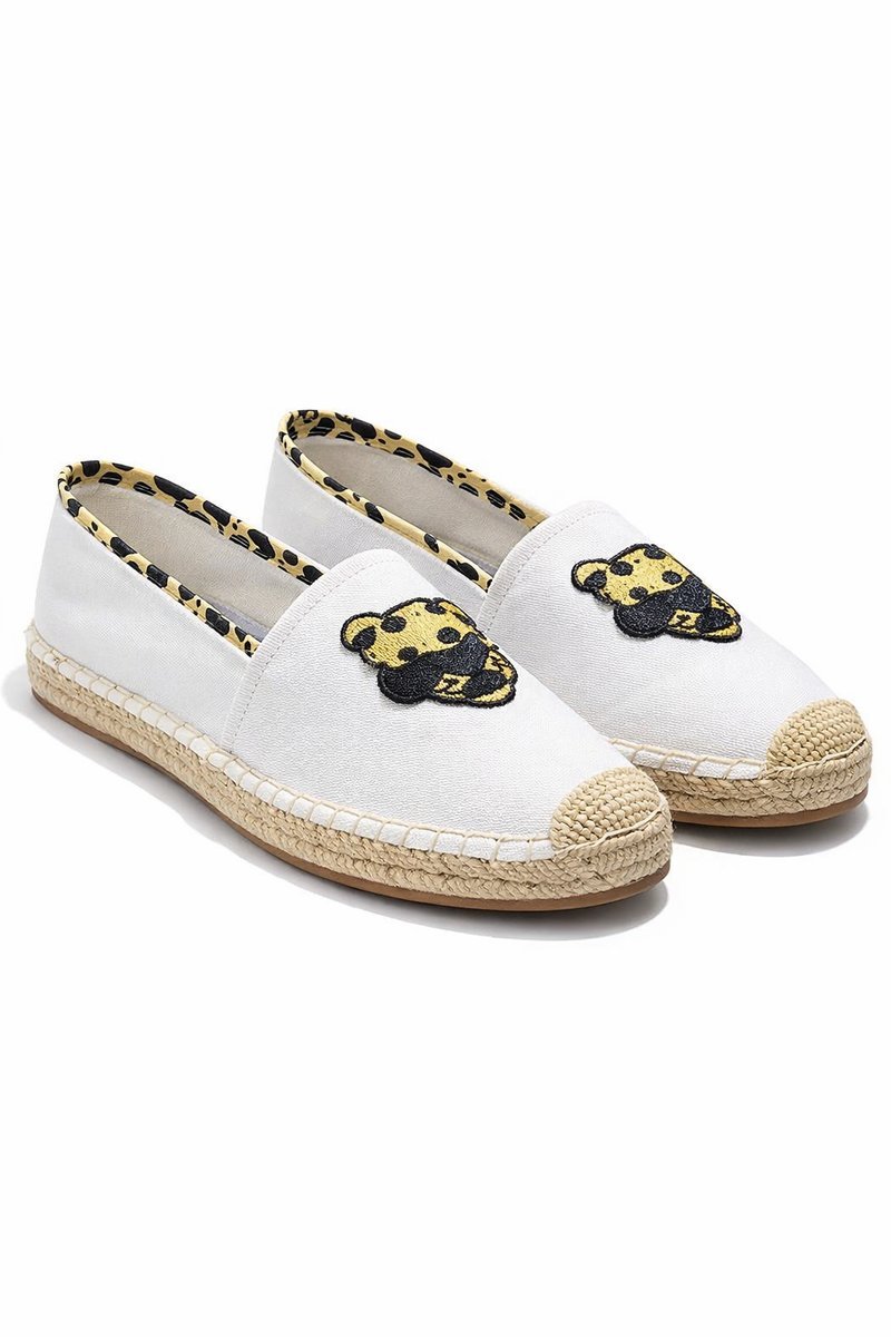 KARL LAGERFELD ESPADRYLE DAMSKIE BIAŁE Z APLIKACJĄ 41 1I3A