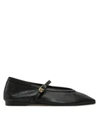 Baleriny - Tommy Hilfiger Baleriny Ballerina Maryjane Soft Leather FW0FW08354 Czarny - miniaturka - grafika 1