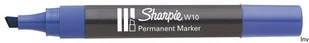 Sharpie s0192708 W10 Permanent Marker, dłuto ze szpicem, Blau S0192705 - Markery permanentne - miniaturka - grafika 1