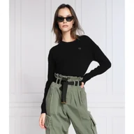 Swetry damskie - Pinko Kaszmirowy sweter Frisbi | Regular Fit - miniaturka - grafika 1