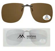 Akcesoria do okularów - Nakładki przeciwsłoneczne z polaryzacją na okulary korekcyjne Montana C1B - miniaturka - grafika 1