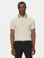 Koszulki męskie - BOSS Polo 50538176 Beżowy Regular Fit - miniaturka - grafika 1