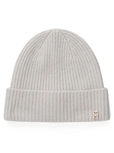 Tommy Hilfiger Czapka Th Cashmere AW0AW17772 Szary - Czapki damskie - miniaturka - grafika 1