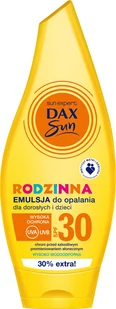 Dax Sun  Rodzinna emulsja do opalania dla dorosłych i dzieci SPF 30 250ml - Balsamy i kremy do opalania - miniaturka - grafika 1