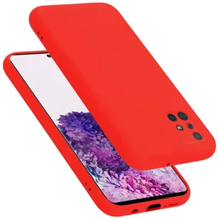 Pokrowiec Do Samsung Galaxy A71 4G Etui w LIQUID CZERWONY TPU Silikon Case Cover Obudowa Ochronny Cadorabo - Etui i futerały do telefonów - miniaturka - grafika 1