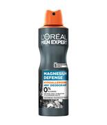 Dezodoranty i antyperspiranty męskie - Loreal Men Expert Dezodorant spray Magnesium Defence 150ml - miniaturka - grafika 1