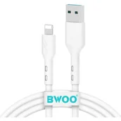 Kable USB - BWOO Kabel USB Lightning BWOO X172L 1m Biały GSM113480 - miniaturka - grafika 1
