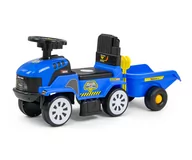 Jeździki dla dzieci - Milly Mally Jeździk Rolly Plus Blue z przyczepką - miniaturka - grafika 1