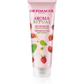 Kosmetyki do kąpieli - Dermacol Aroma Ritual Wild Strawberries owocowy żel pod prysznic 250 ml - miniaturka - grafika 1