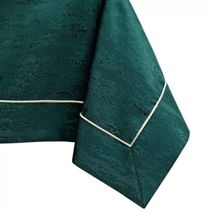 Obrus Vesta Butelkowa zieleń Tłoczony Nowoczesny 120x180 AmeliaHome - TCLOTH/AH/VESTA/BRD/PPG/BOTTLEGREEN/120X180 - Obrusy i serwetki - miniaturka - grafika 1