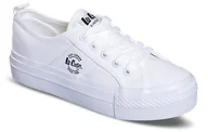 Trampki damskie - Lee Cooper, Trampki damskie, LCW-22-31-0837L, Białe, Rozmiar 39 - miniaturka - grafika 1