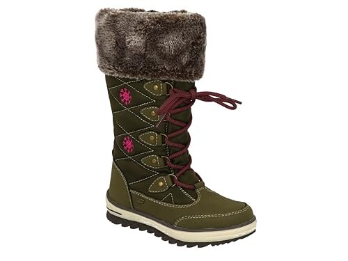 Tom Tailor Kids Dziewczęce 4270210001 śniegowce, oliwkowy, 33 EU