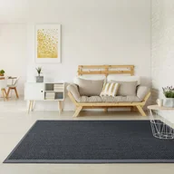 Dywany - 100% czysty sizal Dywan Tiger-Eye z kolorową obwódką Dywan naturalny Szary 200x290 cm - miniaturka - grafika 1