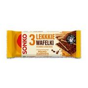 Ciastka - Sonko Lekkie Wafelki pełnoziarniste w czekoladzie 36g - miniaturka - grafika 1
