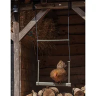Akcesoria dla gryzoni - Beeztees Huśtawka Dla Kur, 40X5X30 Cm, Szara - miniaturka - grafika 1