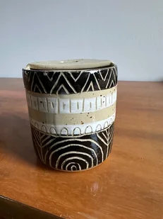 Ceramiczny kubek podróżny, kubek na kawę na wynos - Kubki - miniaturka - grafika 1
