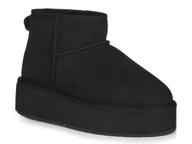 Śniegowce damskie - Śniegowce damskie Emu Australia czarne platforma Stinger Micro Flatform-41 - miniaturka - grafika 1