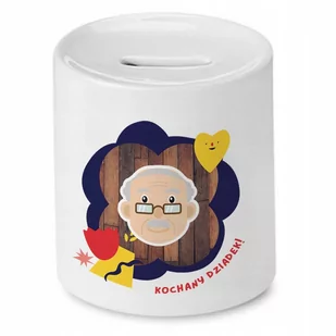 SKARBONKA DZIEŃ DZIADKA KOCHAJĄCY DZIADEK PREZENT z Nadrukiem ze Zdjęciem - Skarbonki SKARBONKA DZIEŃ DZIADKA KOCHAJĄCY DZIADEK PREZENT z Nadrukiem ze Zdjęciem - Skarbonki - miniaturka - grafika 1