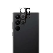Szkła hartowane na telefon - Szkło ochronne osłona nakładka na aparat/ obiektyw do Samsung Galaxy S23 Ultra czarny - miniaturka - grafika 1