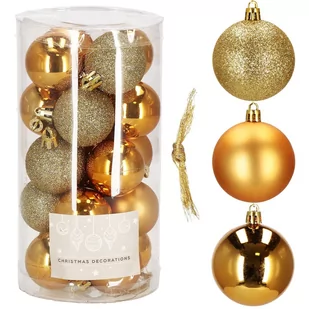 Bombki choinkowe na choinkę 4 cm zestaw 20 szt. CA0101 - Bombki - miniaturka - grafika 2