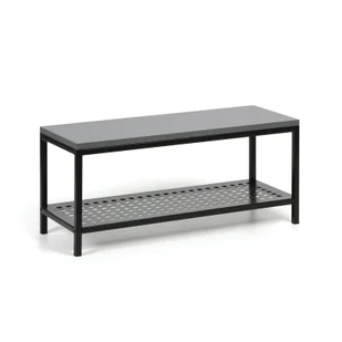 Szafka na buty, 439 x 1000 x 360 mm, grafitowy - Szafki na buty - miniaturka - grafika 1