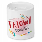 Skarbonki - Skarbonka Dla Mamy na Dzień Mamy Urodziny Prezent z Nadrukiem ze Zdjęciem + Opakowanie na prezent (wzór 01) - miniaturka - grafika 1