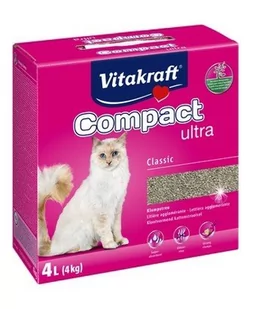 Vitakraft Compact-Ultra piasek dla kota zbrylający 4kg - Żwirek dla kotów - miniaturka - grafika 1