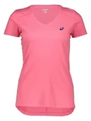 Koszulki sportowe damskie - asics Koszulka w kolorze różowym do biegania - miniaturka - grafika 1