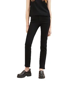 TOM TAILOR Alexa Straight dżinsy damskie, 10240-czarny denim, 36W / 32L - Spodnie damskie - miniaturka - grafika 1