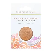 Akcesoria do oczyszczania twarzy - Konjac Sponge Sponge Powietrze z różową glinką Gąbka - miniaturka - grafika 1