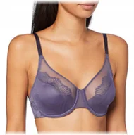 Biustonosze - Triumph biustonosz miękki fioletowy Lace Spotlight W rozmiar 70C - miniaturka - grafika 1