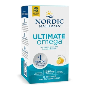 Nordic Naturals Ultimate Omega 1280 mg Lemon Suplement diety 60 kaps. - suplement - Suplementy diety - miniaturka - grafika 1