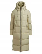 Płaszcze damskie - Płaszcz zimowy damski KHUJO MIRI beżowy, rozmiar 40 - miniaturka - grafika 1