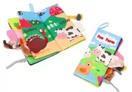 Zabawki interaktywne dla dzieci - Książeczka eukacyjna miękka szeleszcząca - Leantoys - miniaturka - grafika 1