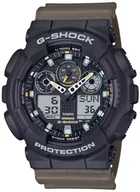 Zegarki męskie - Zegarek G-SHOCK GA-100TU-1A3ER G-SHOCK TWO TONE UTILITY COLOR - miniaturka - grafika 1