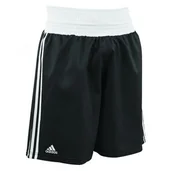Kimona, stroje i obuwie - Adidas Spodenki Bokserskie Boxing Short Lightweight Black/White - miniaturka - grafika 1