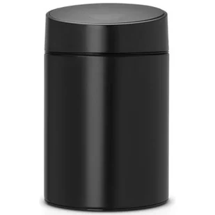 Brabantia kosz na śmieci Slide Bin - 5L Czarny pokrywa czarna 483189 - Kosze na śmieci - miniaturka - grafika 1