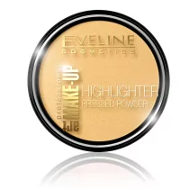 Eveline Art Make-Up, puder rozświetlający do twarzy i ciała 55 Golden, 12 g - Pudry do twarzy - miniaturka - grafika 1