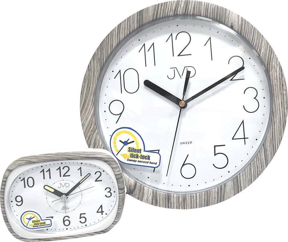 JVD Zestaw czytelny zegar i budzik JVD H612.22 i SRP836.9