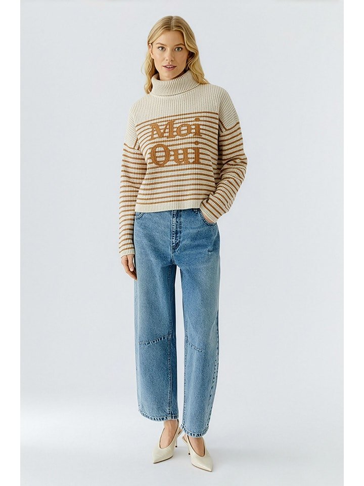 Oui Golf w kolorze kremowo-karmelowym