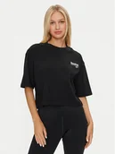Koszulki i topy damskie - Reebok T-Shirt Rie Tee 100075953 Czarny Regular Fit - miniaturka - grafika 1