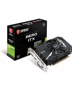 Karta VGA MSI GTX 1050Ti AERO ITX 4G OCV1 4GB GDDR5 128bit DVI+HDMI+DP PCIe3.0 GEFORCE GTX 1050 TI AERO ITX 4G OCV1 - Karty graficzne - miniaturka - grafika 1