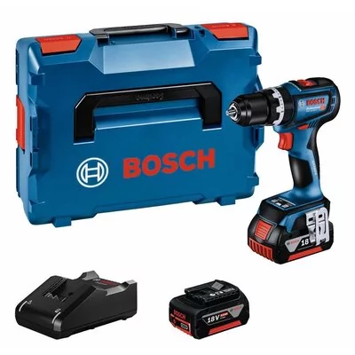 BOSCH Wiertarko-wkrętarka Professional GSB 18V-90 C 06019K6106 2xAku