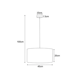 Lampa wisząca z czarno-złotym abażurem K-5221 z serii ZIMBO - Lampy sufitowe - miniaturka - grafika 2