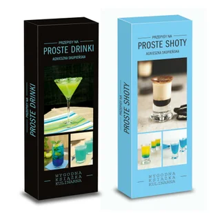 PAKIET książek PROSTE DRINKI i PROSTE SHOTY - Napoje - miniaturka - grafika 1