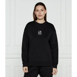 Armani Exchange Bluza Relaxed fit - Bluzy damskie - miniaturka - grafika 1