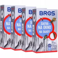 Moskitiery - 4x BROS SIATKA NA OKNO 130x150 cm BIAŁA MOSKITIERA - miniaturka - grafika 1