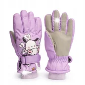 Rękawiczki dla dzieci - Rękawiczki Dziecięce Narciarskie Rękawice Zimowe Ciepłe Grube Wodoodporne - miniaturka - grafika 1