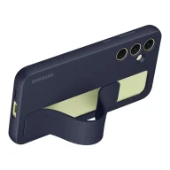 Etui i futerały do telefonów - Etui Samsung Standing Grip Case EF-GA556TBEGWW na Samsung Galaxy A55 z uchwytem - niebiesko-czarne - miniaturka - grafika 1