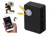 Minikamery i aparaty szpiegowskie - Podsłuch Otoczenia na Kartę SIM + Kamera + Zapis + Czujnik PIR + Powiadomienia na Tel. + GPS. - miniaturka - grafika 1